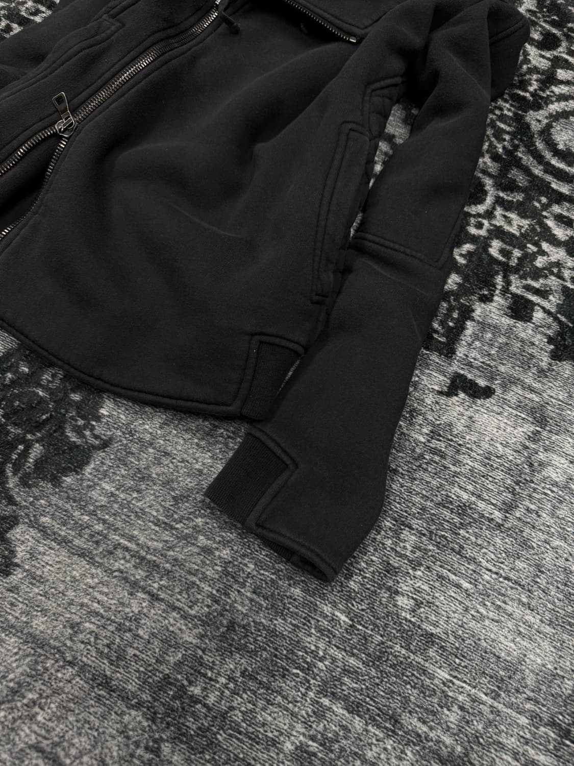 Balmain asymmetric biker hood zip up 상품이미지5