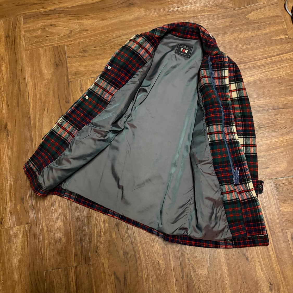 VAN JACKET CHECK PATTERN COAT 상품이미지7