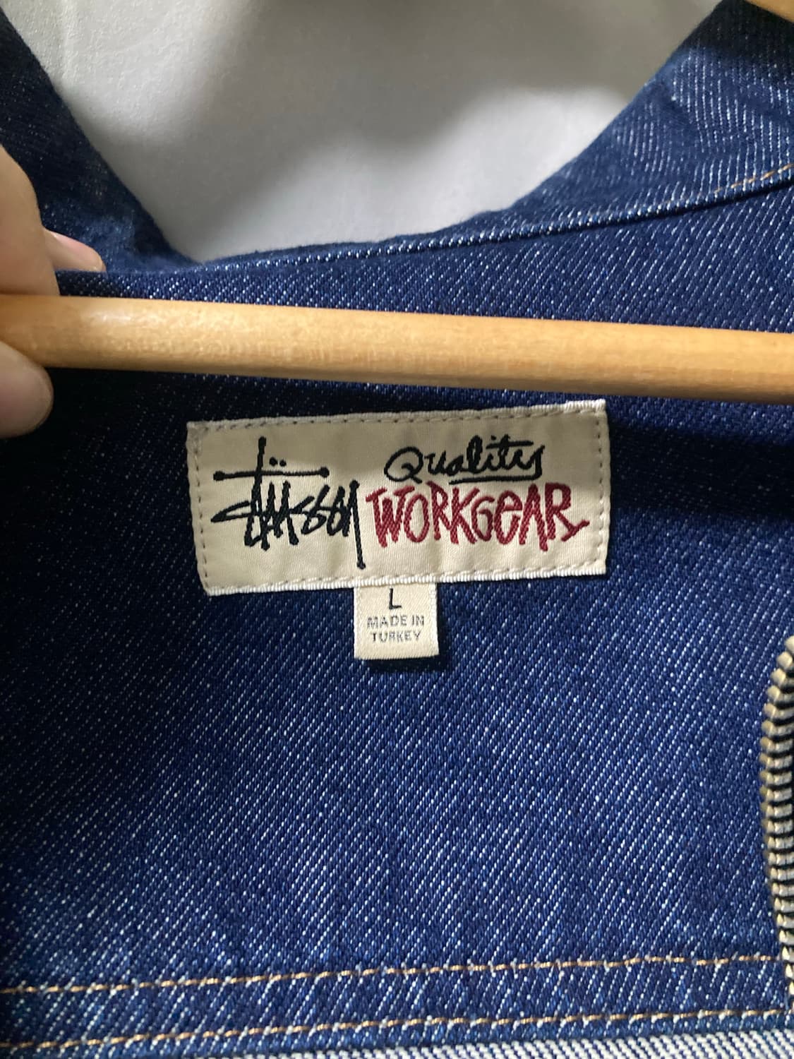 스투시 집업 워크자켓 (데님) 상품이미지6