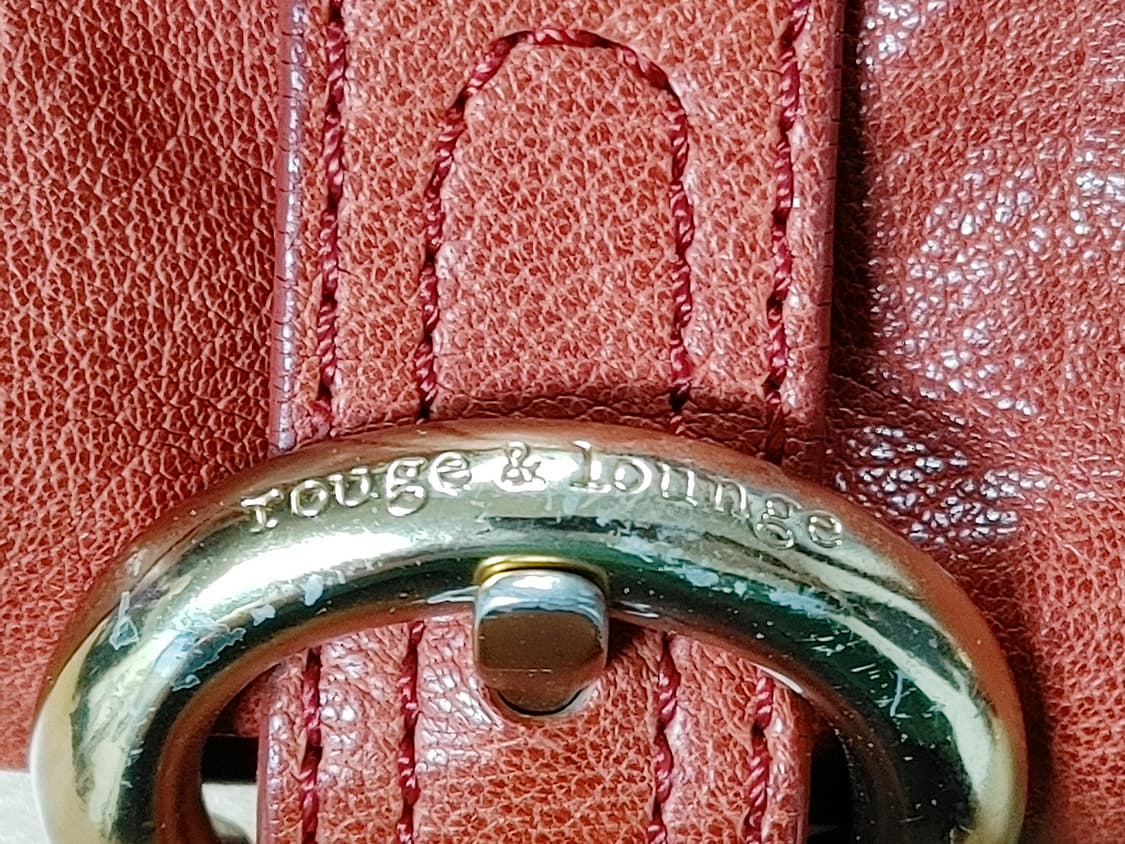 루즈 앤 라운지 여성 소면가죽 원형 토트백 상품이미지6