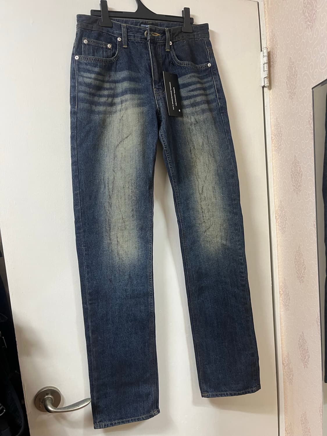 선데이오프클럽 머드 스트레이트 진 1 상품이미지1