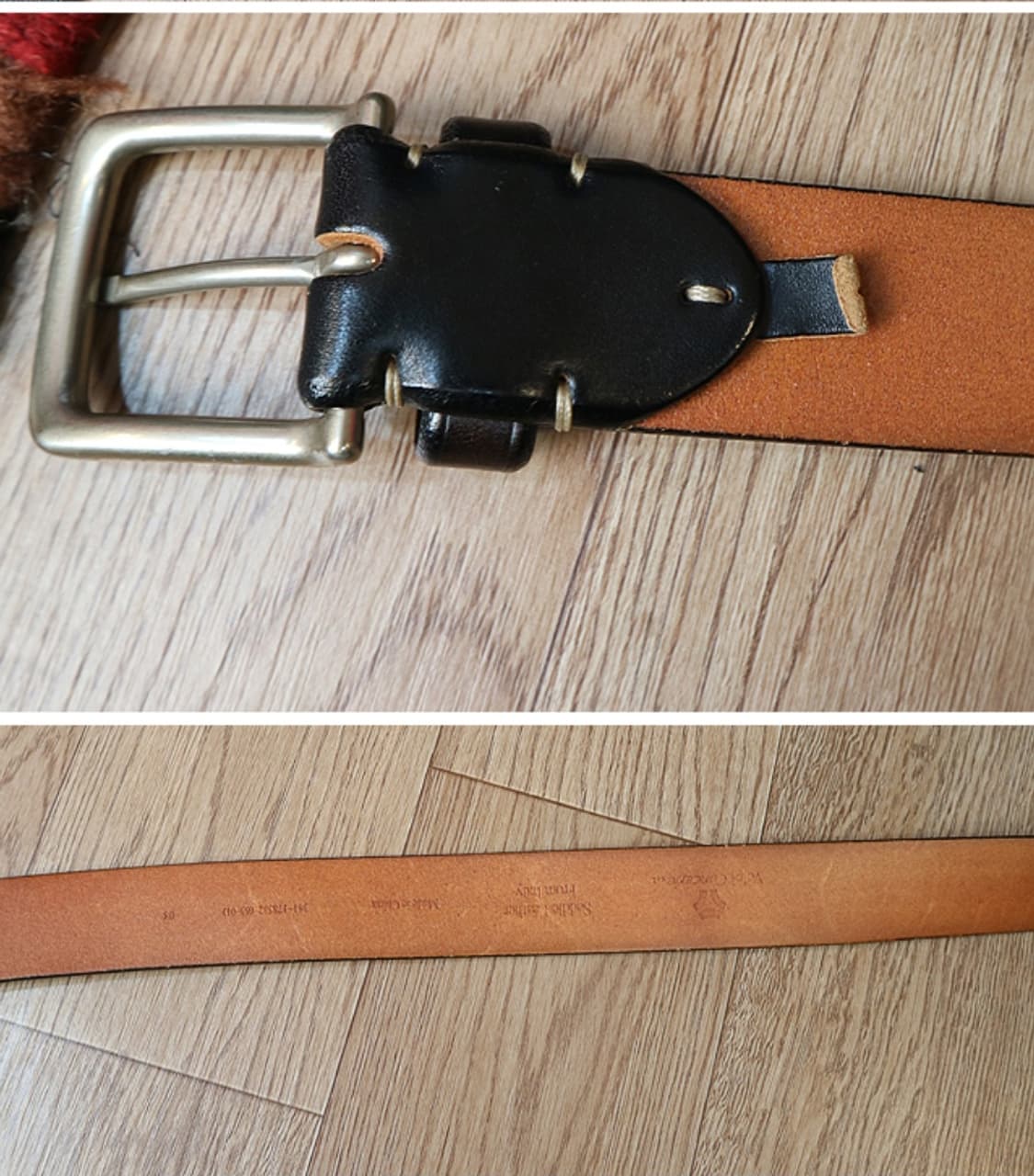 
튼튼한 소가죽 벨트 아메카지 32-36 상품이미지6