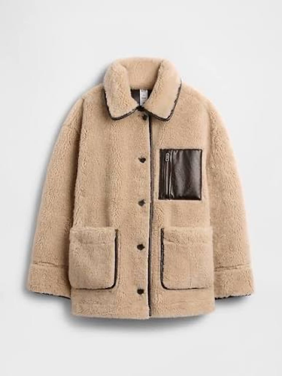 갭 샌디리앙 리버시블 비건 레더 재킷 S/M 상품이미지2