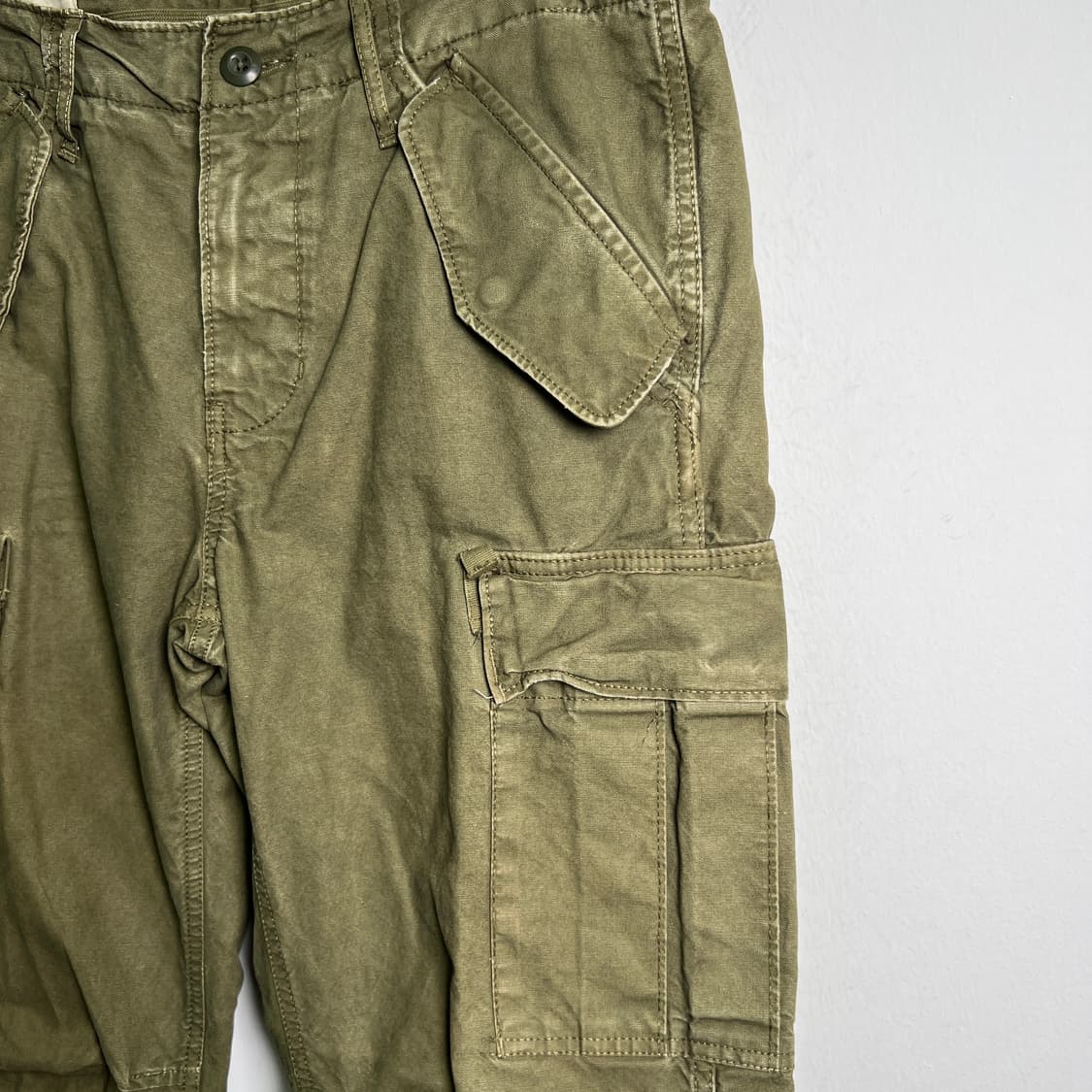 데님 앤 서플라이 랄프로렌 카키 밀리터리 카고 팬츠 32 상품이미지6
