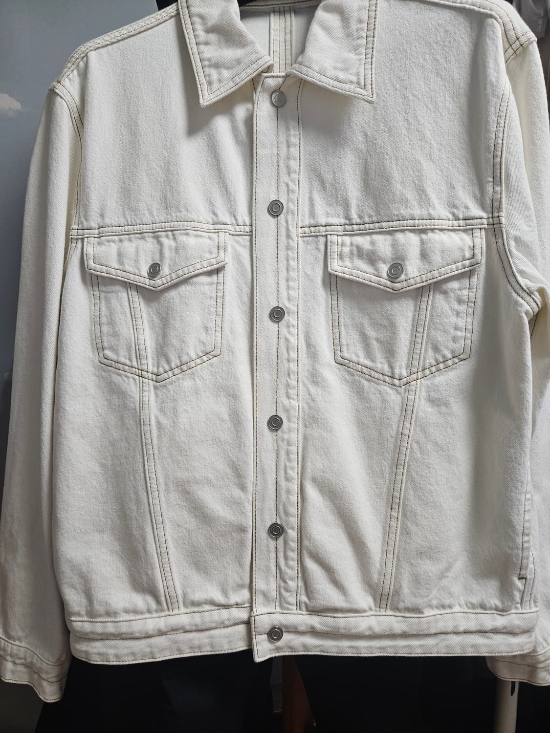 비슬로우 콘밀 데님 트러커 자켓 L  상품이미지2