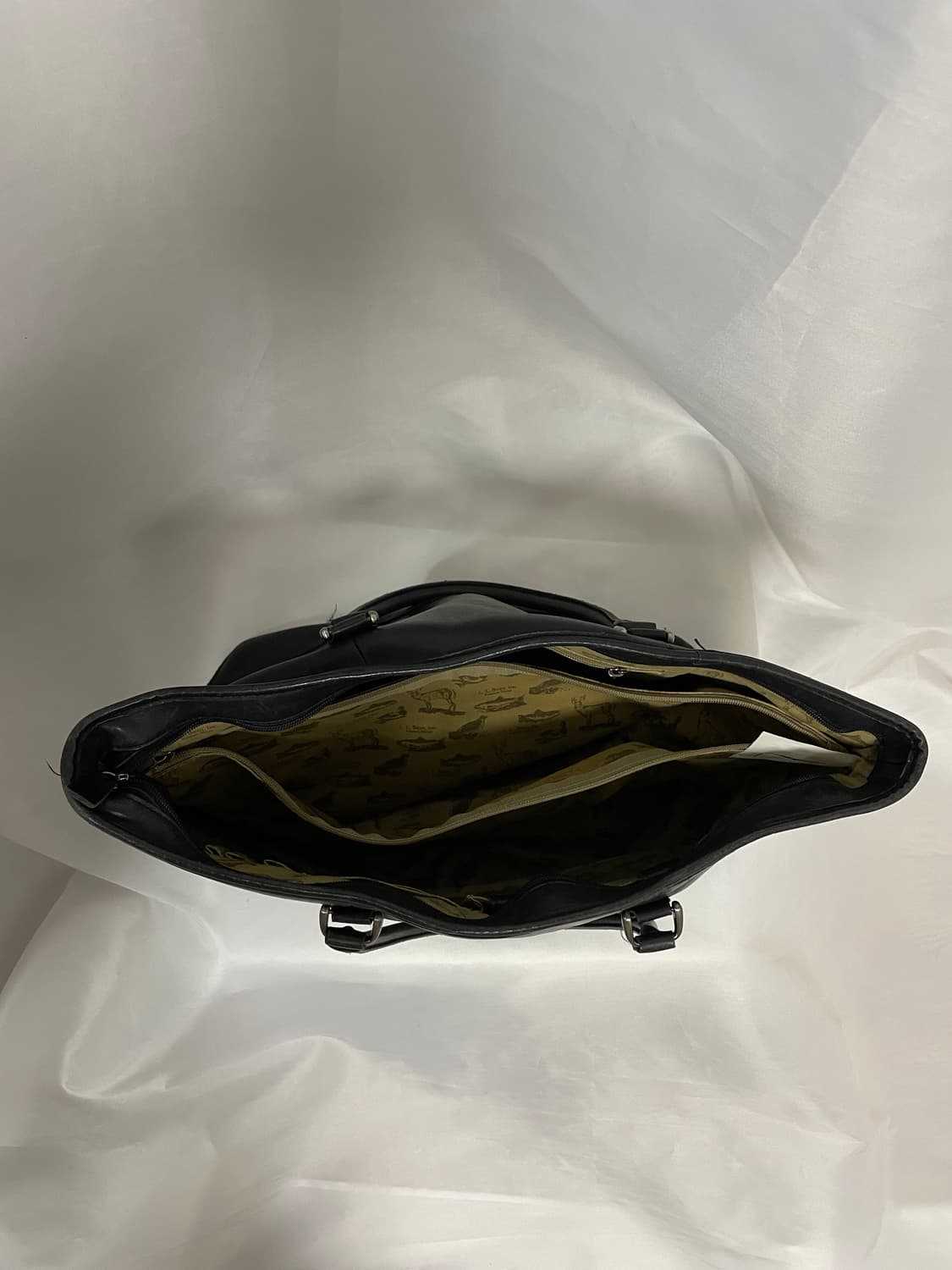 [D.O Archives] 90s 엘엘빈 토트백 라지 - 블랙 레더 상품이미지4