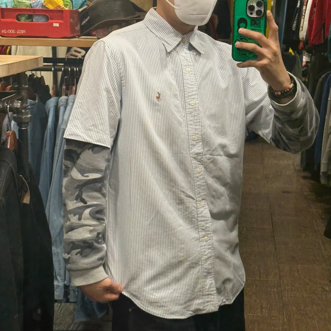 [HI] 폴로 랄프로렌 반팔셔츠 스카이블루 상품이미지4