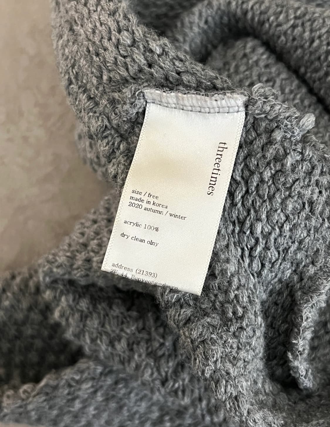 쓰리타임즈 20fw 볼레로  상품이미지2