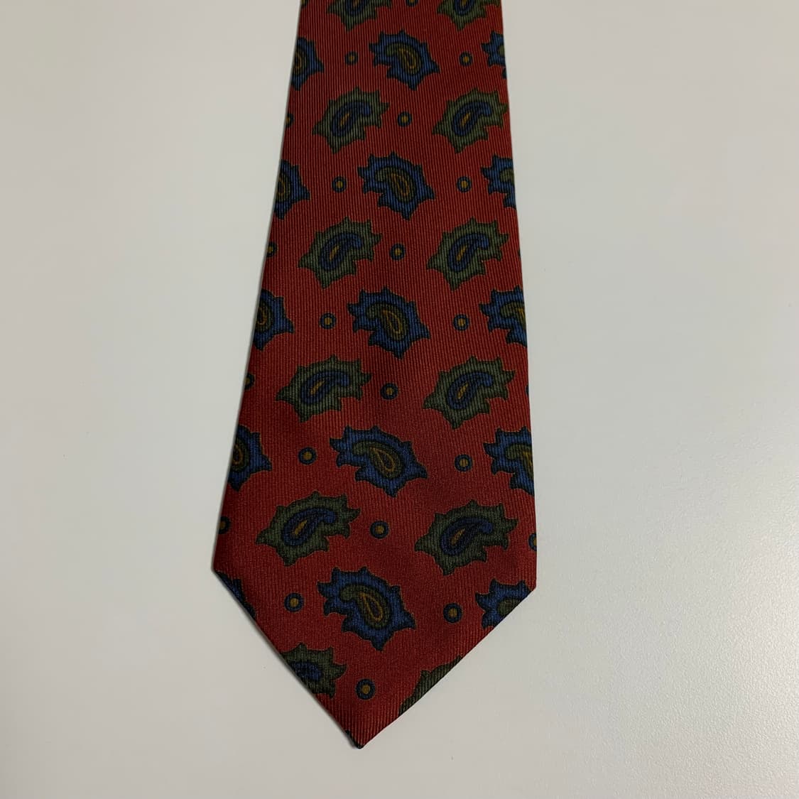 에트로(ETRO) 명품 100실크 클래식 정장넥타이 A+ 등급 상품이미지9