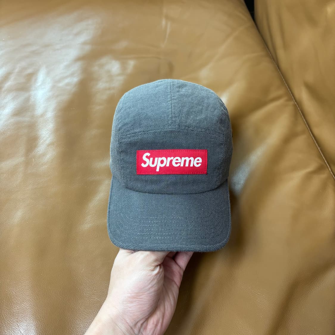 슈프림 캠프캡 모자 박스로고 케블라 그레이 상품이미지2