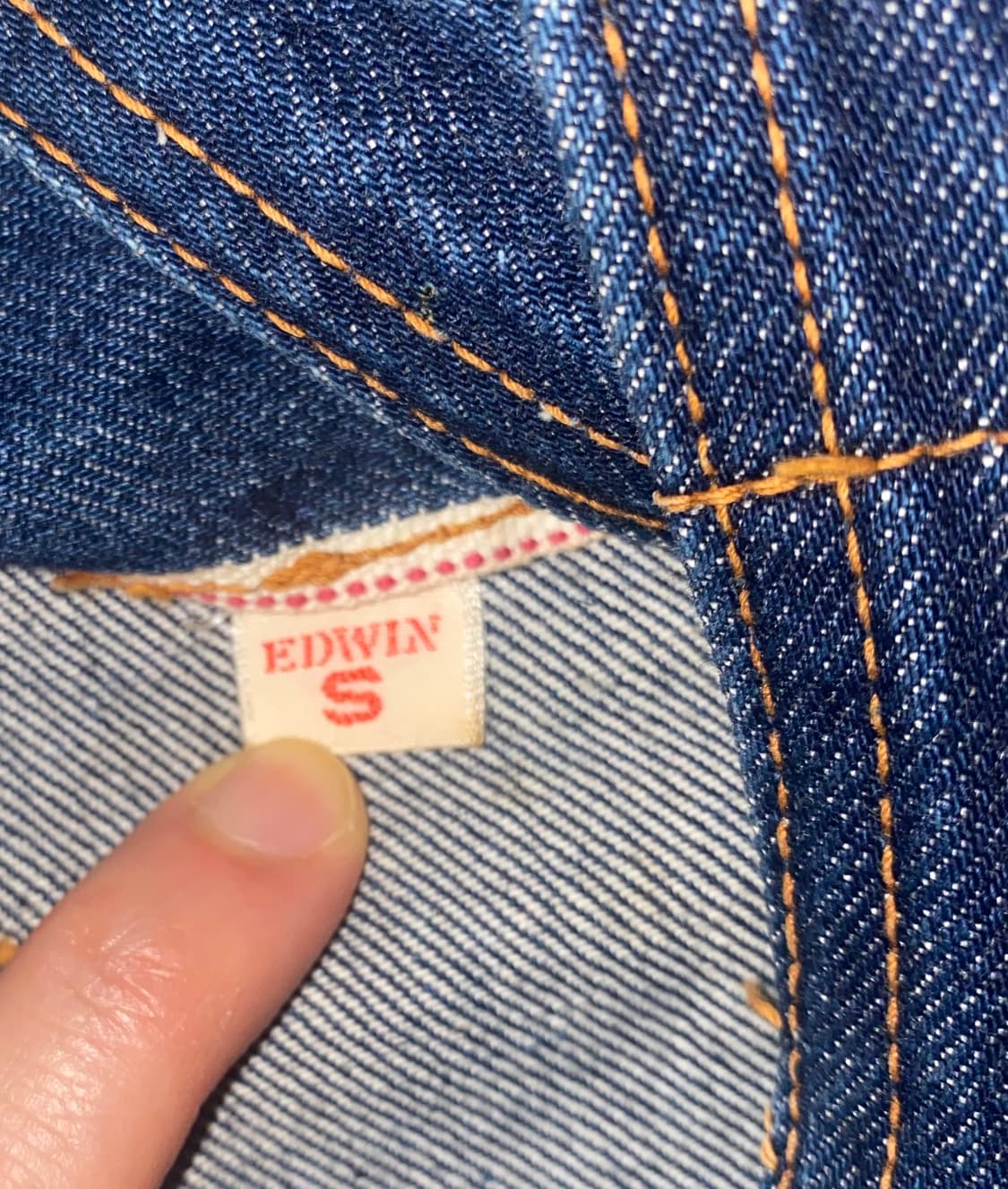 90s 빈티지 에드윈 데님 오버롤 S 상품이미지8