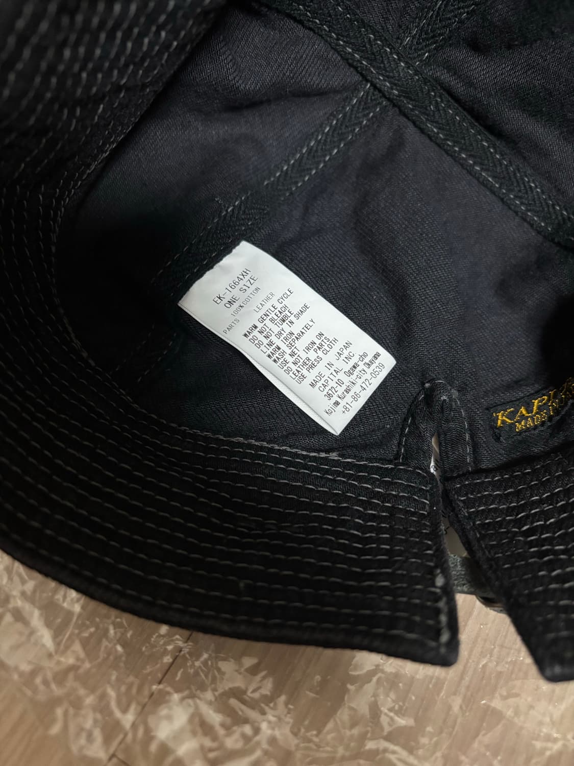 캐피탈 노인과 바다 올드맨 모자 새상품 상품이미지3