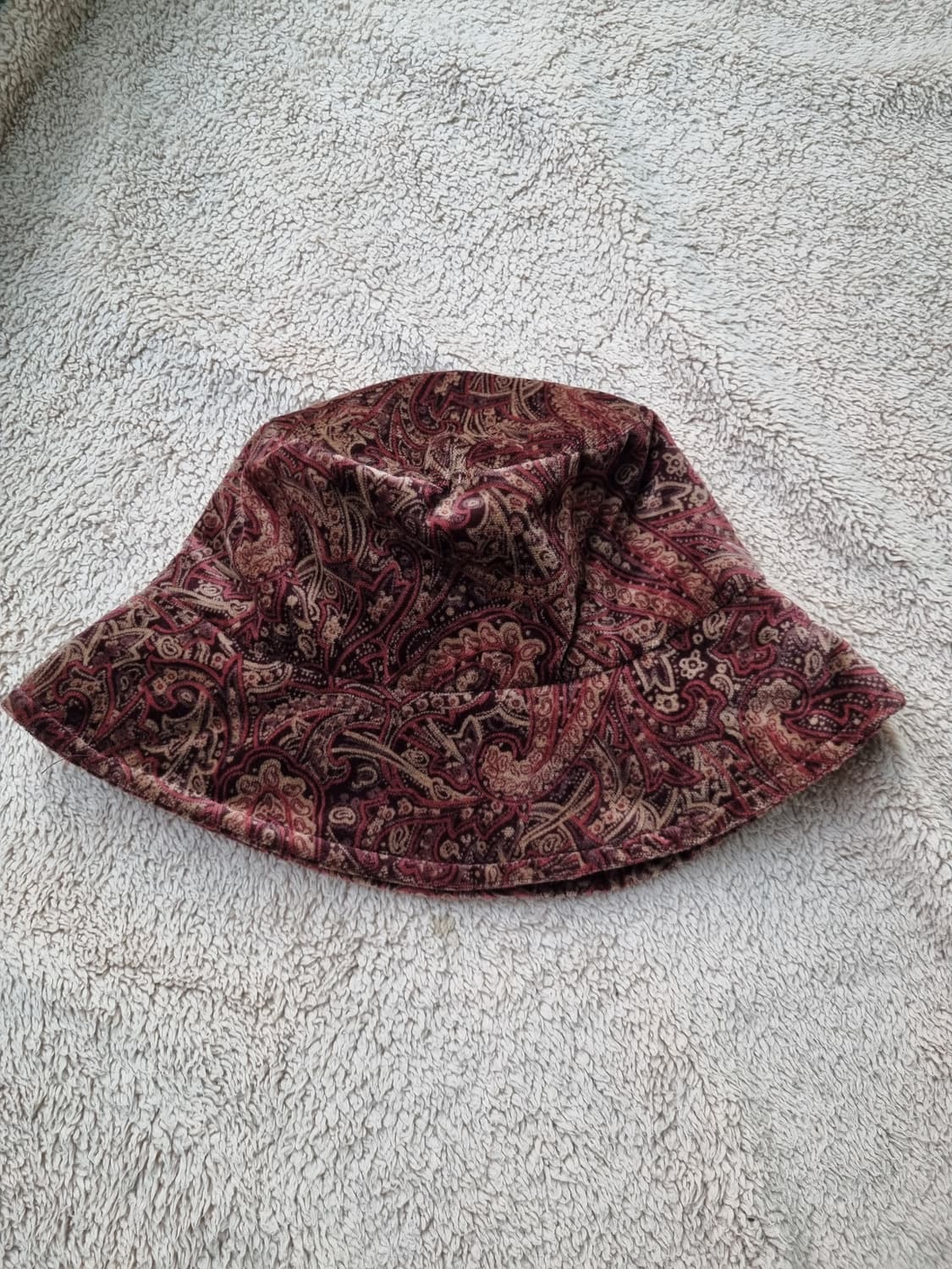 아메리칸 빈티지 Neckworks 폴라텍 페이즐리 버킷햇 상품이미지1