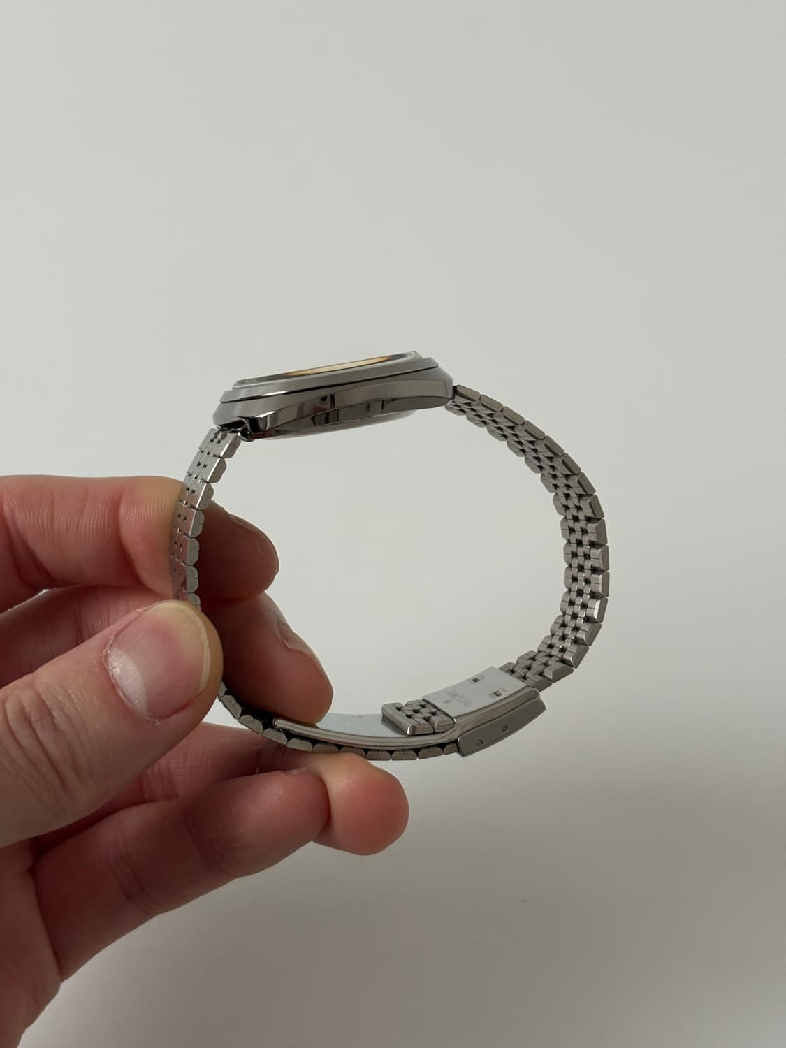 리코 1980년대 스트라이프 다이얼 실버 리쿼츠 남성 상품이미지7