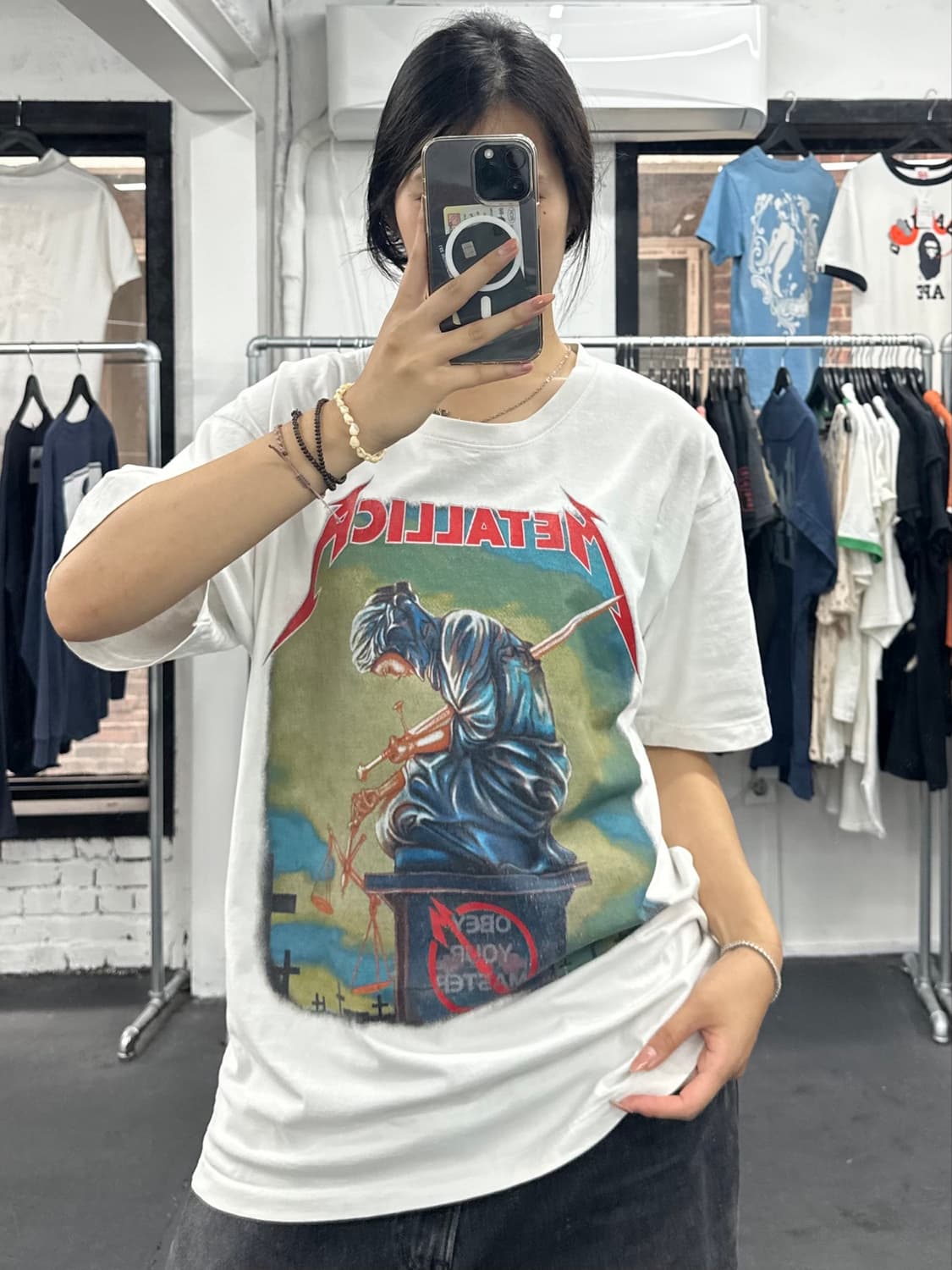 메탈리카 프린팅 티셔츠 상품이미지3
