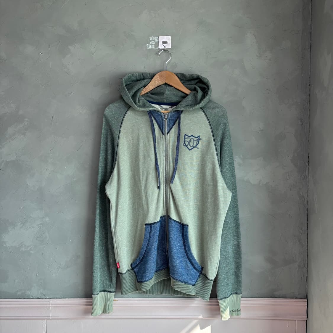 리바이스 빈티지 501 후드집업 카키 상품이미지1