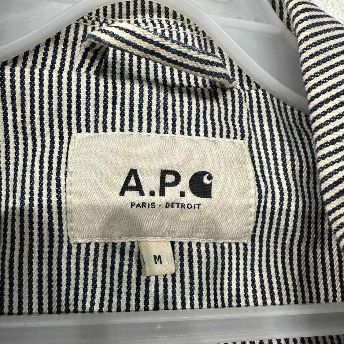 APC x 칼하트 히코리 캔틴 자켓 M 상품이미지4