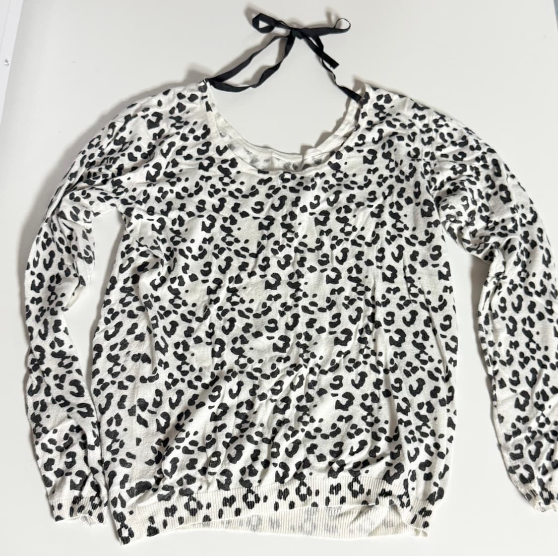 갸루 레오파드 딱붙 상의 상품이미지2