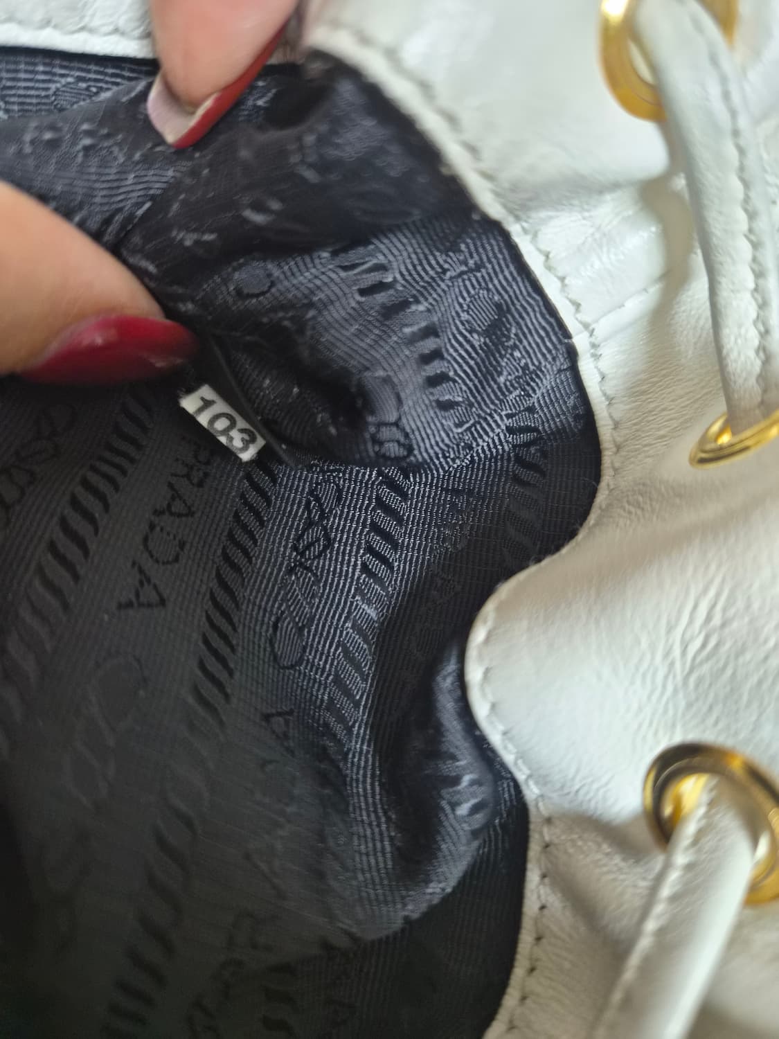 프라다정품 버킷백  상품이미지7