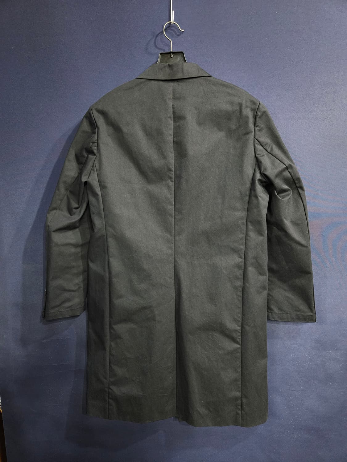 la douce 블랙차콜 남성 슬림핏 100 롱코트 상품이미지2