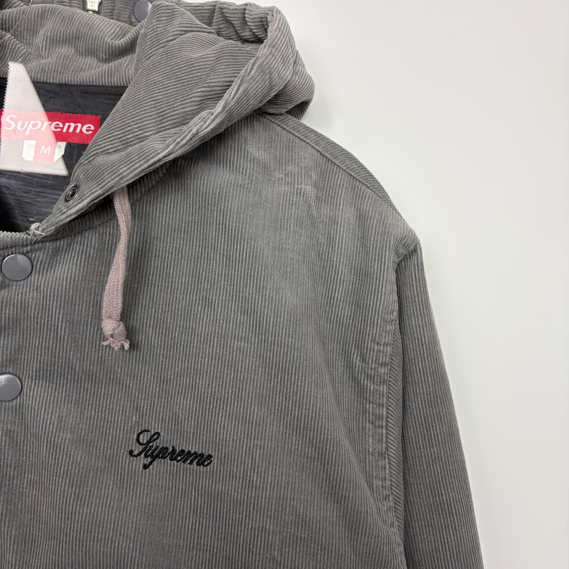 00s 슈프림 후드 코듀로이 바시티 자켓 상품이미지5
