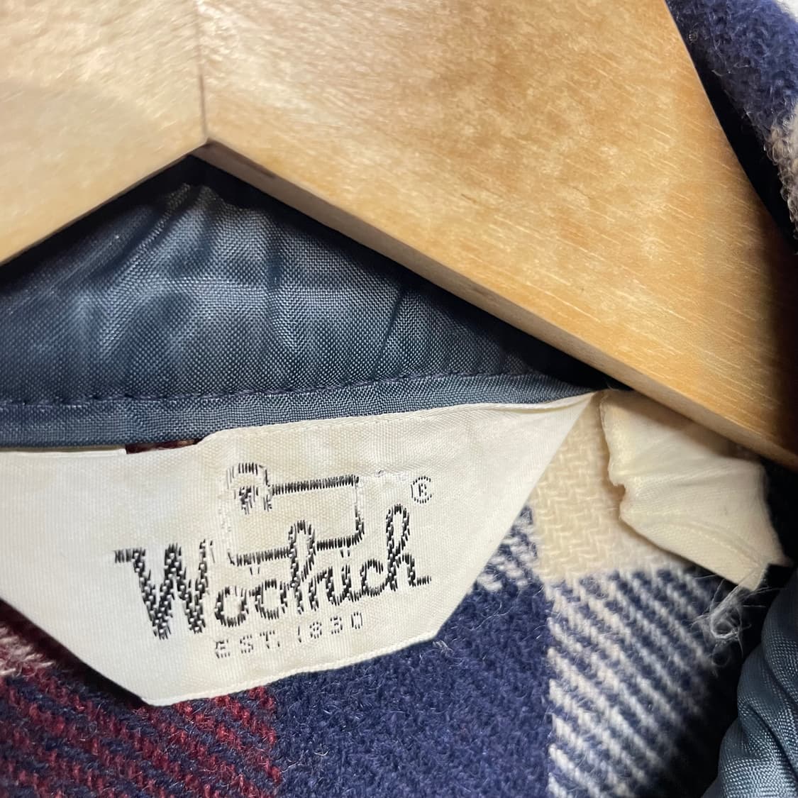 1990s 울리치 체크 플란넬 셔츠 상품이미지4