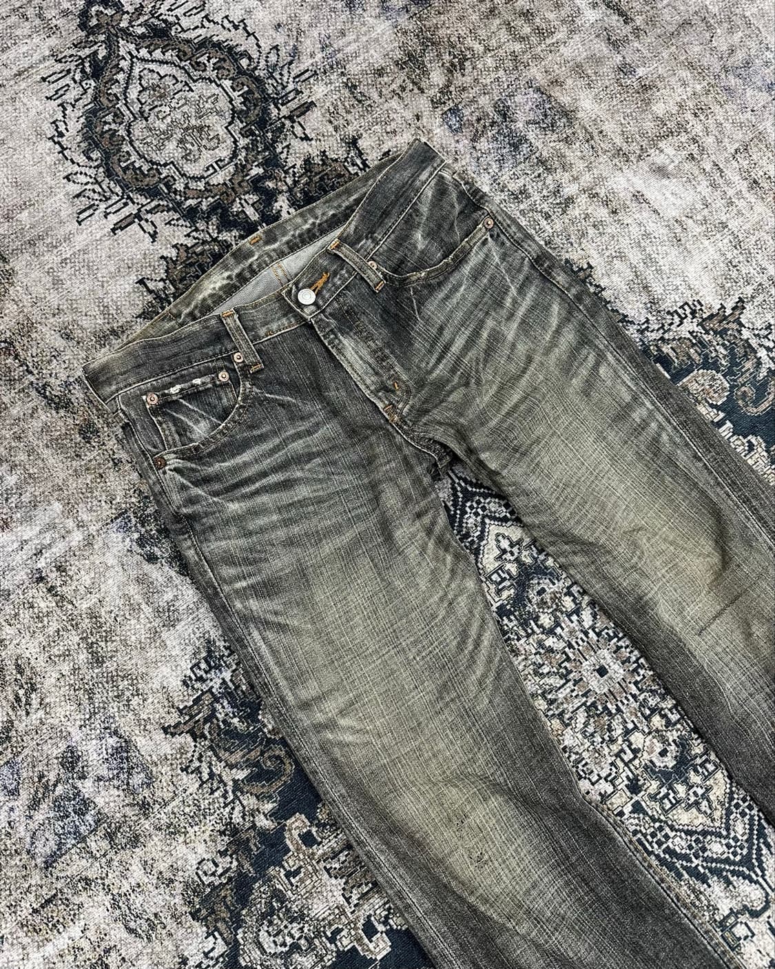 Crackwash bobson flared jeans 상품이미지2