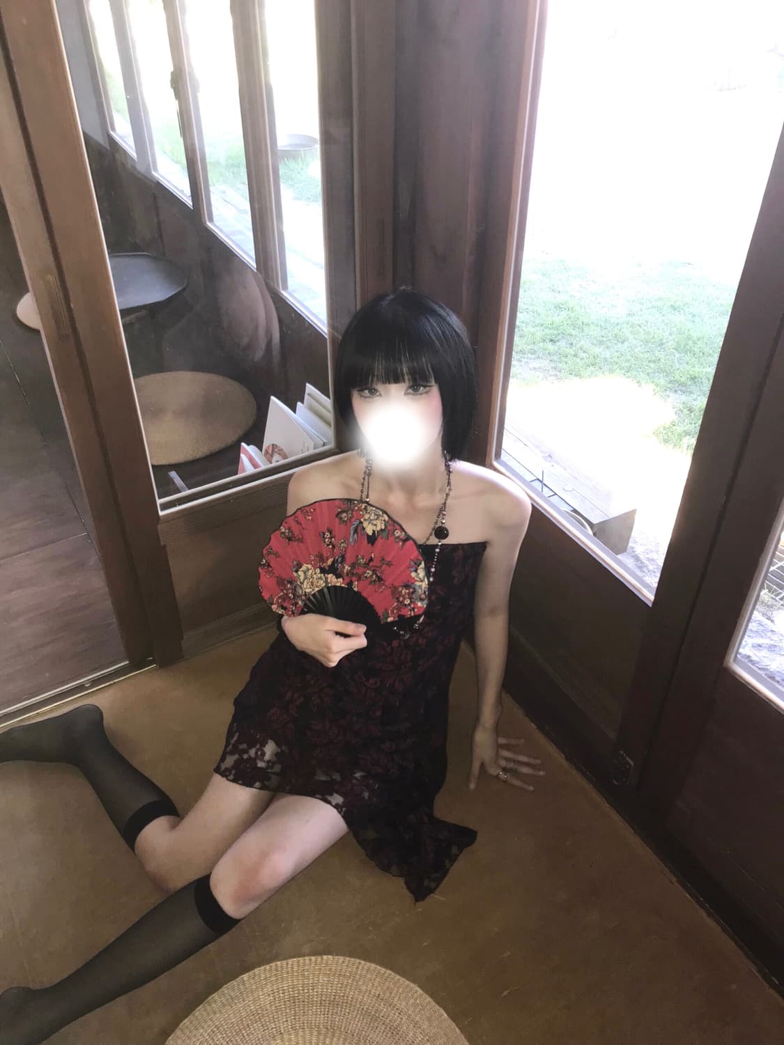 Vintage oriental rose dress 상품이미지1