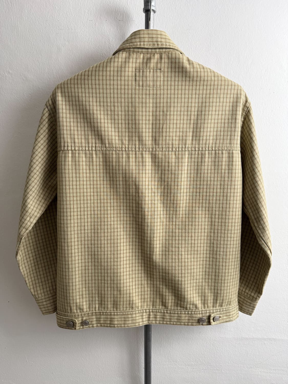 90s STUSSY LEE PLAID JACKET 상품이미지6