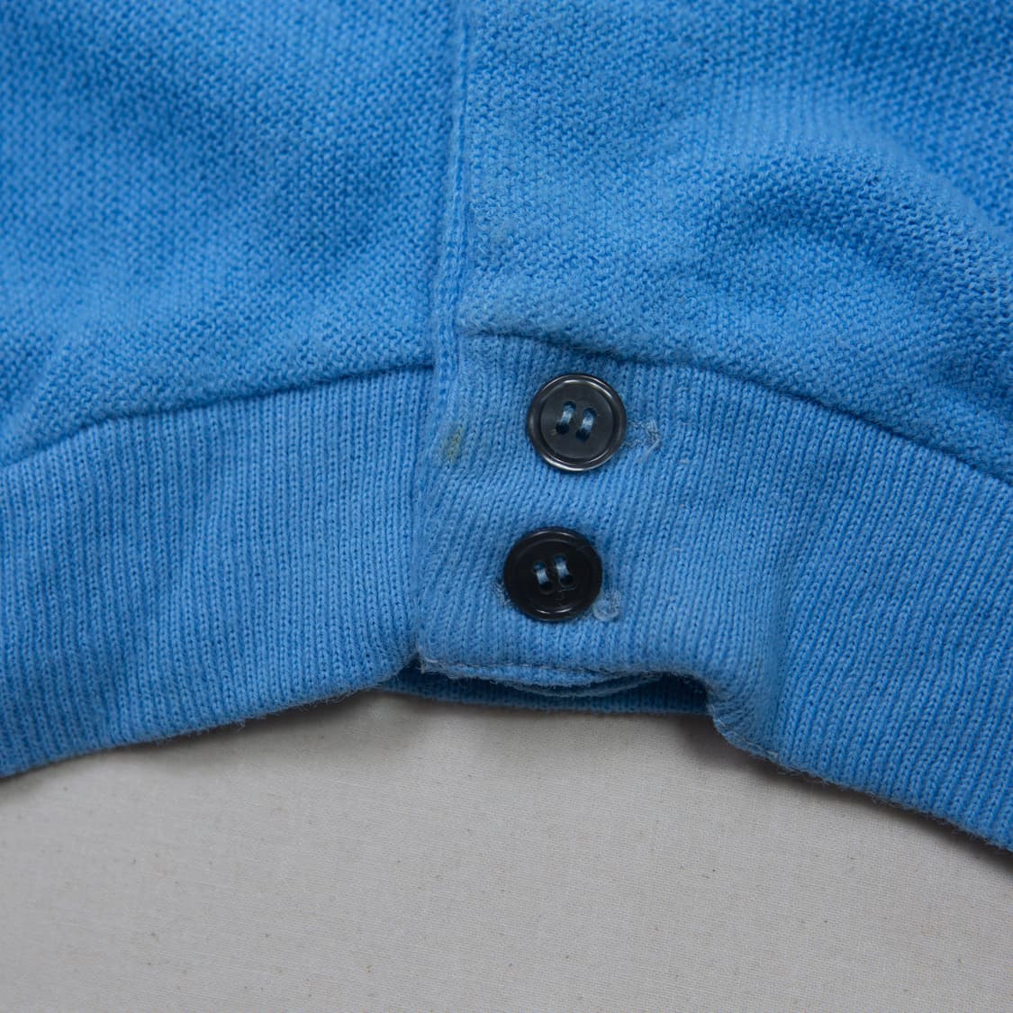 60s IZOD 라코스테 아크릴 가디건 스카이블루 상품이미지7