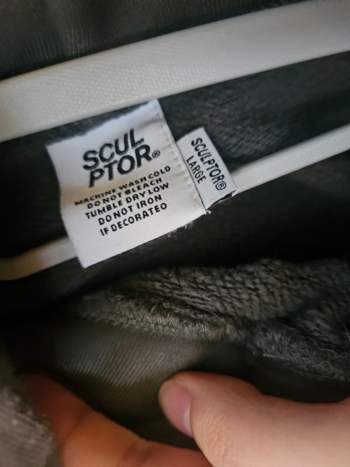 스컬프터 카키 후드 L 상품이미지3