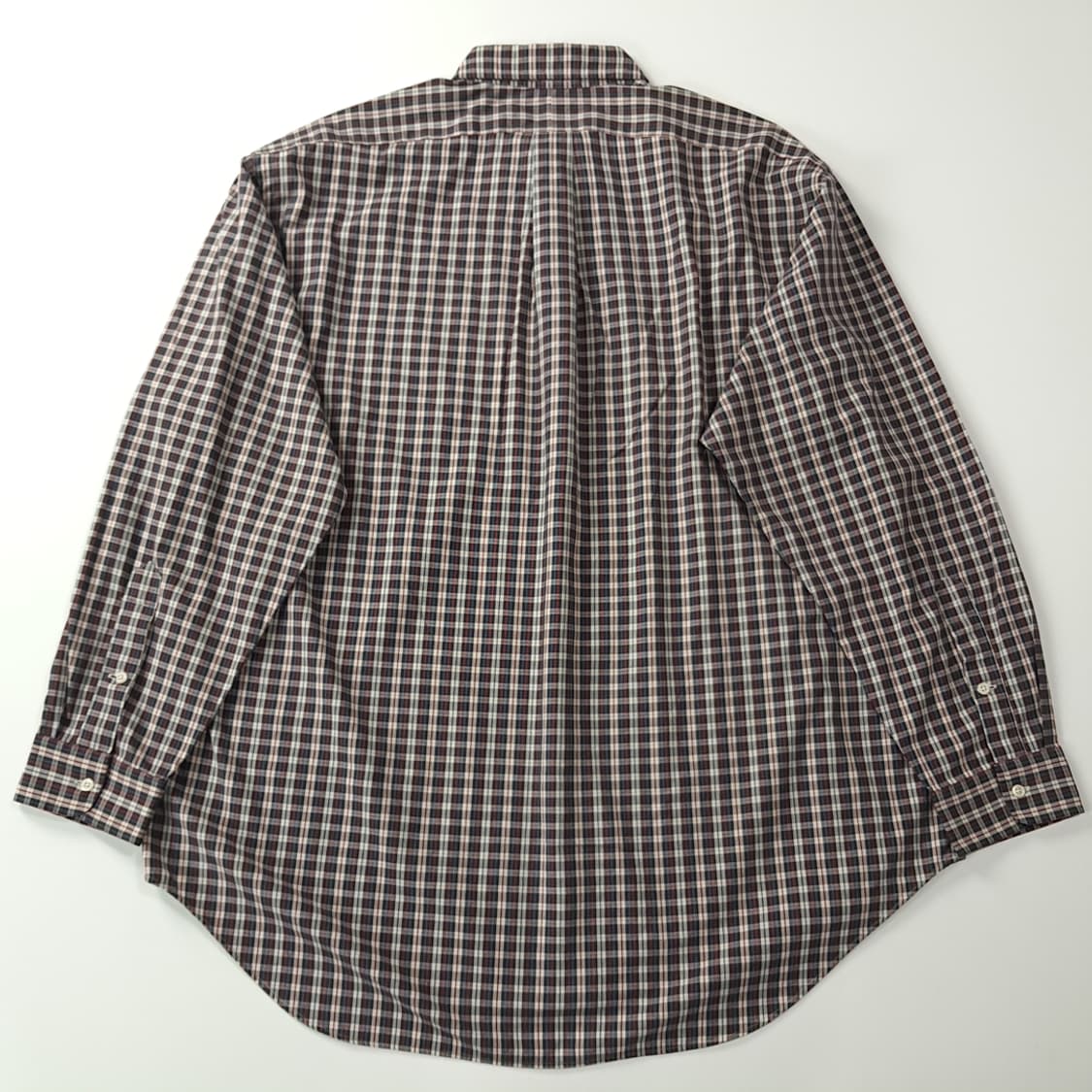 CK716 XL 폴로 90s 빅셔츠 스몰 레트로 타탄체크 셔츠남방 상품이미지6