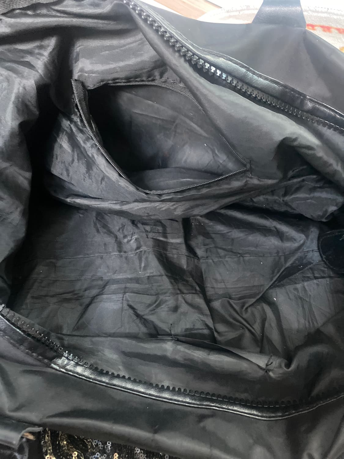 고양이 토트백 검정색 상품이미지5