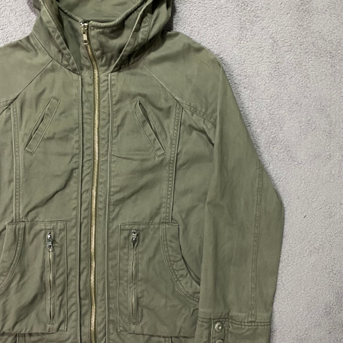 GILFY 2way 코튼 후드 자켓 상품이미지5