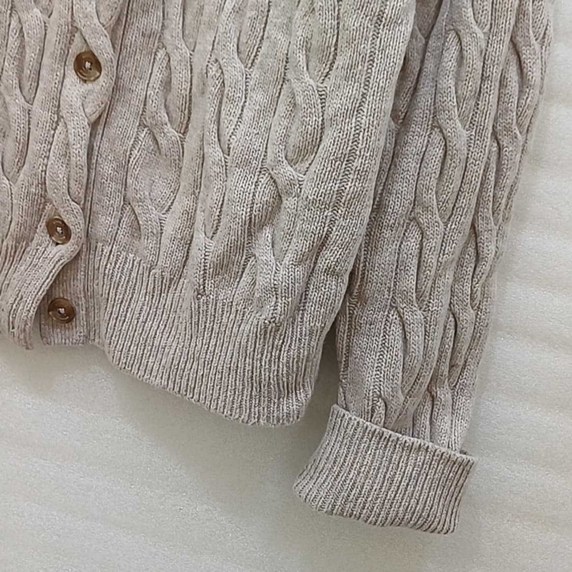 빈폴 레이디스 울 캐시미어 케이블 가디건 여성 M ~ L 사랑봉봉 상품이미지5