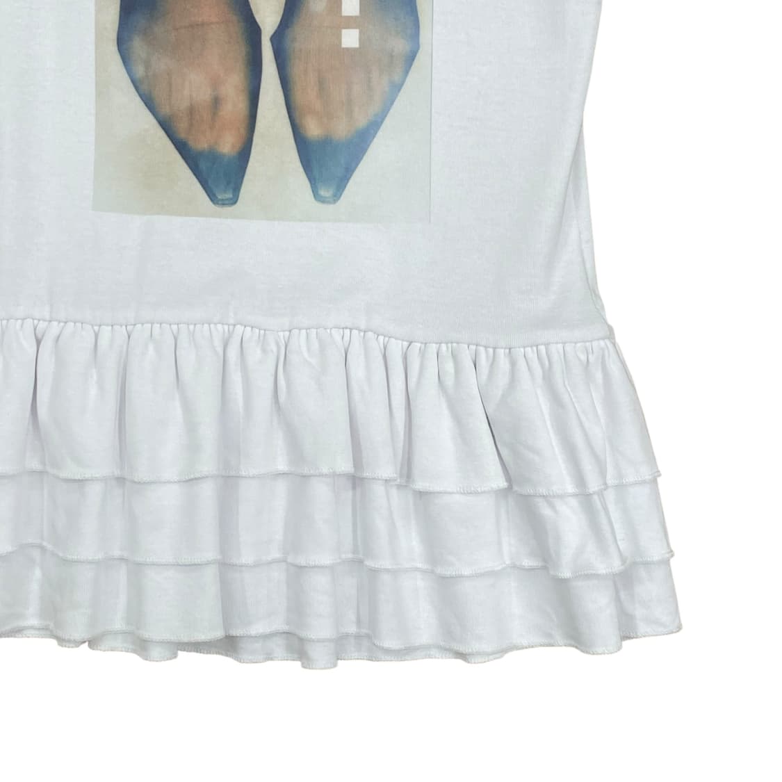 Missing Frill White Sleeveless Top  상품이미지6