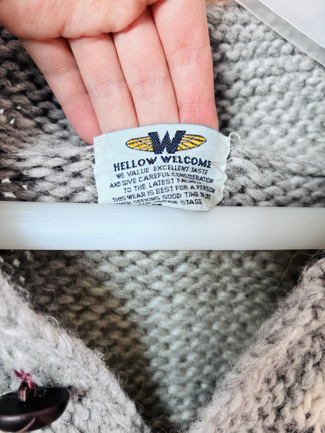 빈티지 대장템 그레이 사슴 코위찬 니트 상품이미지6