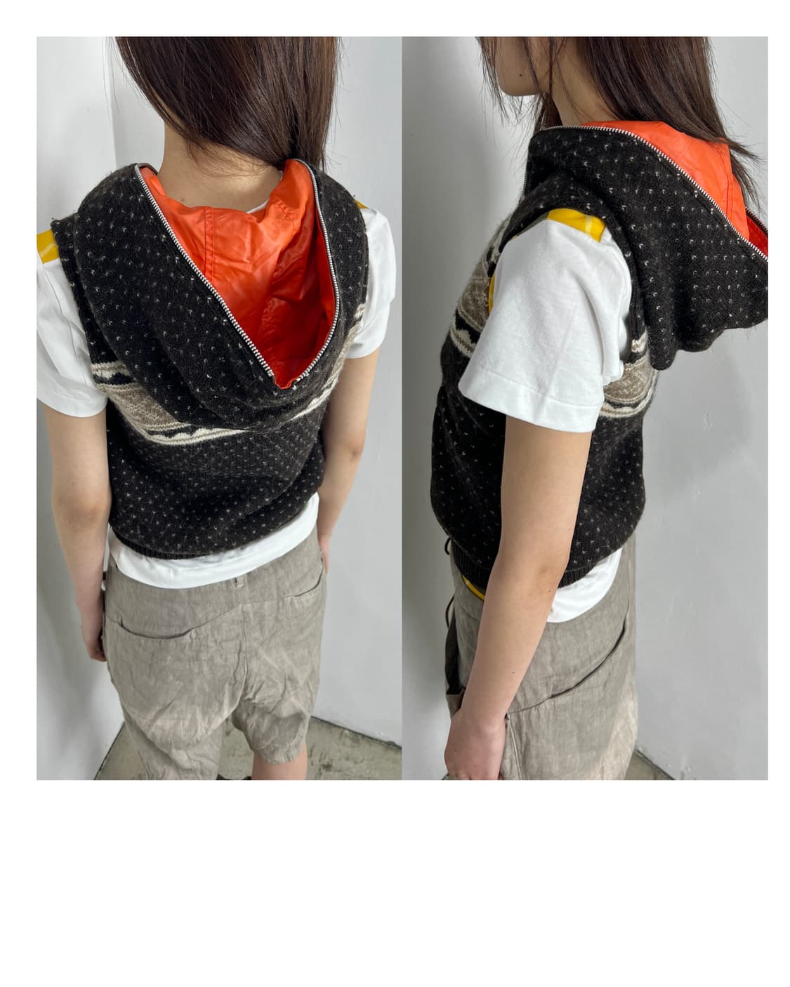 JUNYA WATANABE NORDIC WOOL FULL ZIP VEST 상품이미지1