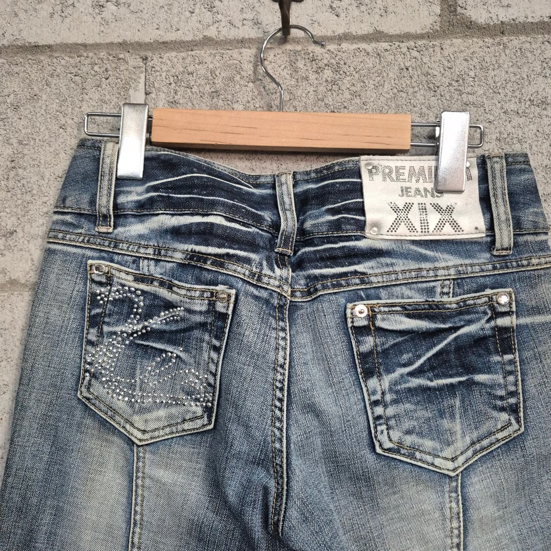 XIX 데님바지 y2k 갸루  상품이미지8