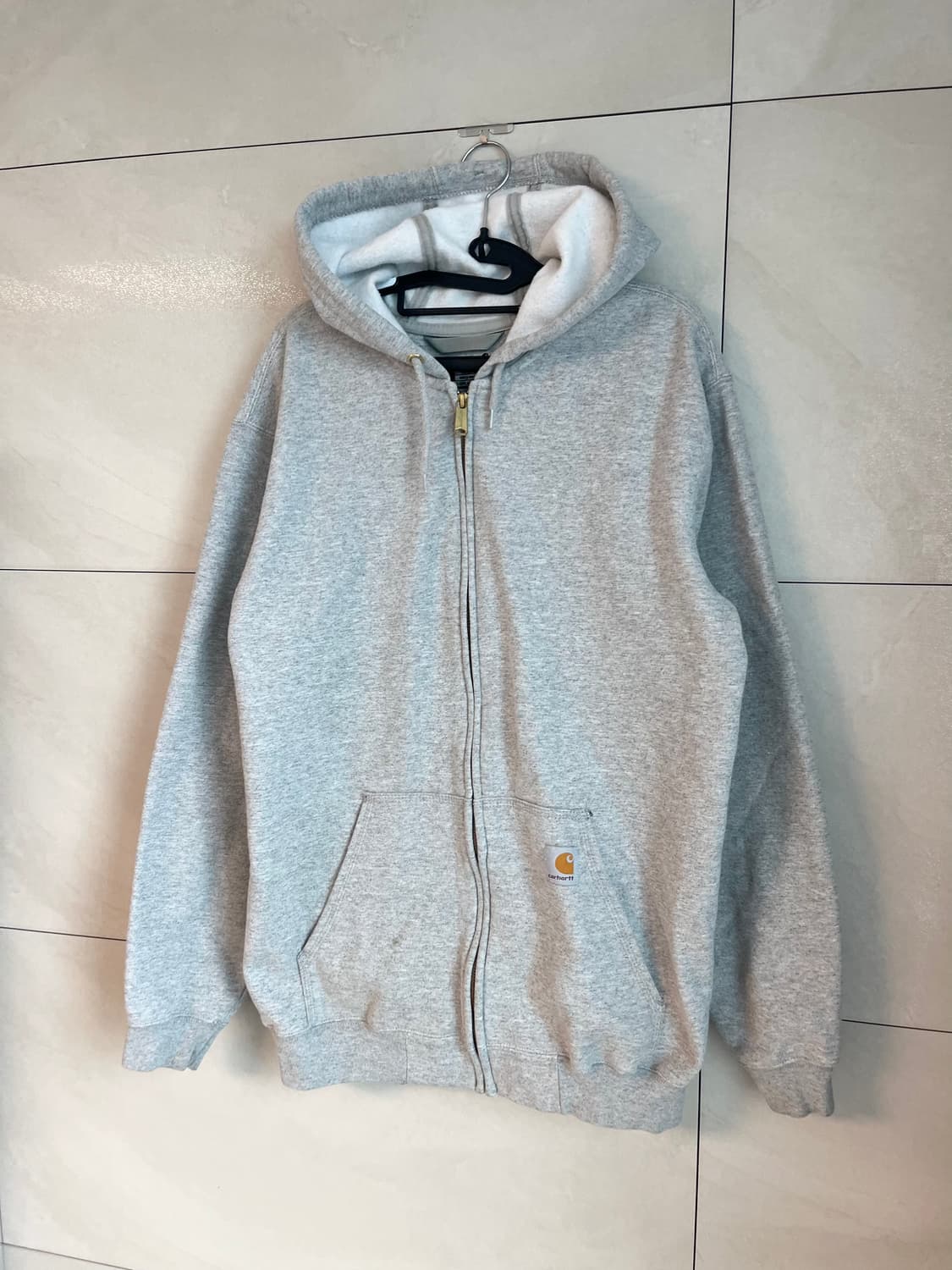 칼하트 루즈핏 후드집업 그레이 [M] 상품이미지3
