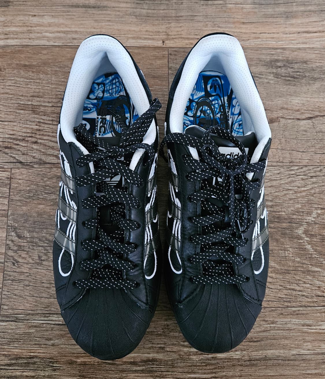 [275]  아디다스 NSRC 슈퍼스타 리플 코어 블랙 상품이미지2