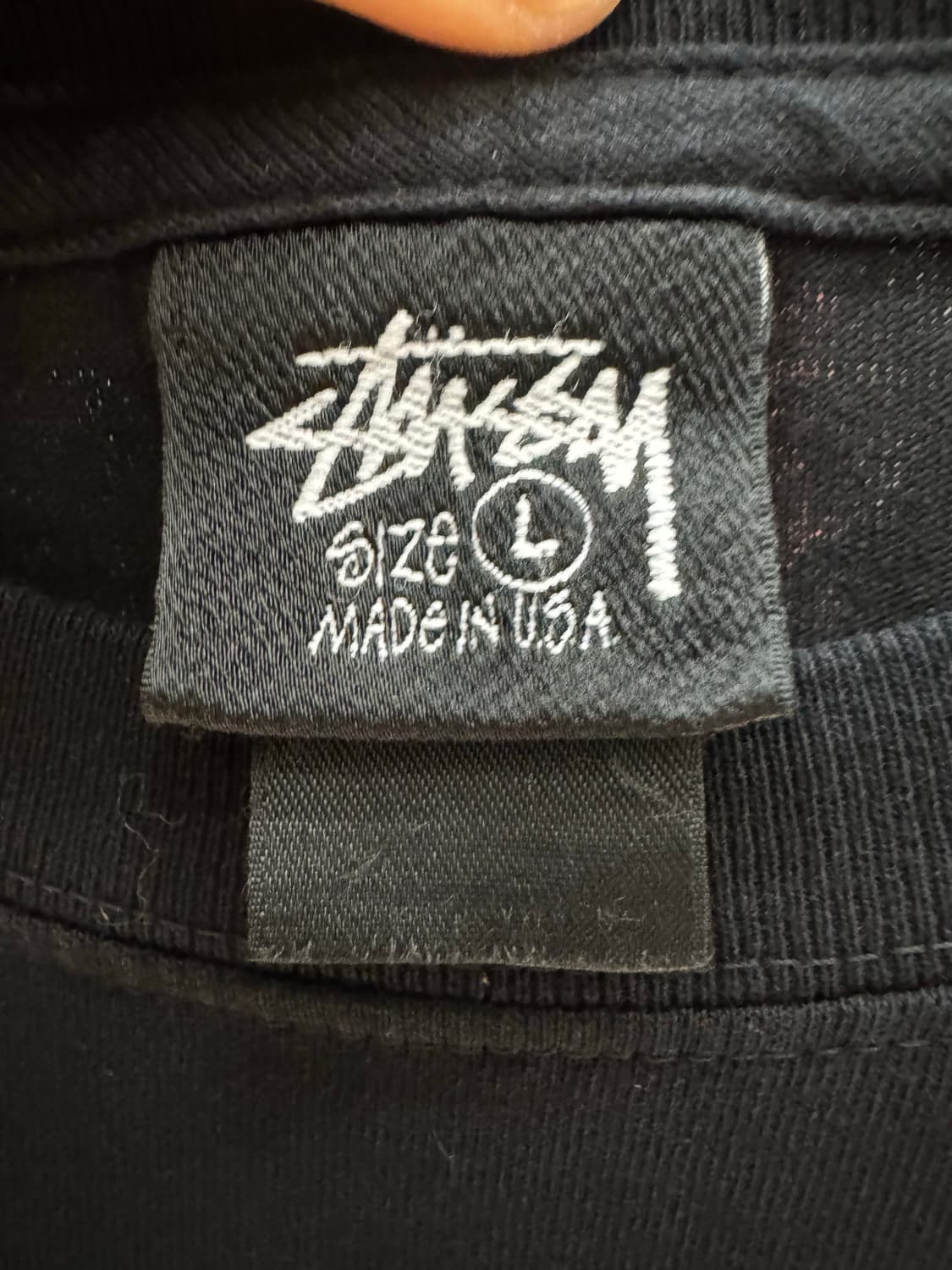 Stüssy 스투시 DNA 피그먼트 다이드 티셔츠 (블랙 / 옐로우) 상품이미지5
