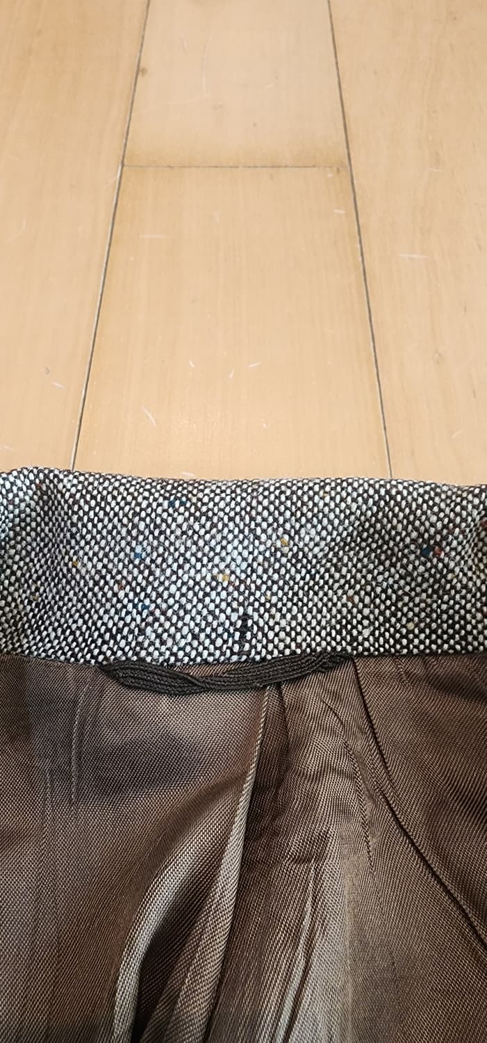 브라운/그레이 모직 자켓 L(하자) 상품이미지6