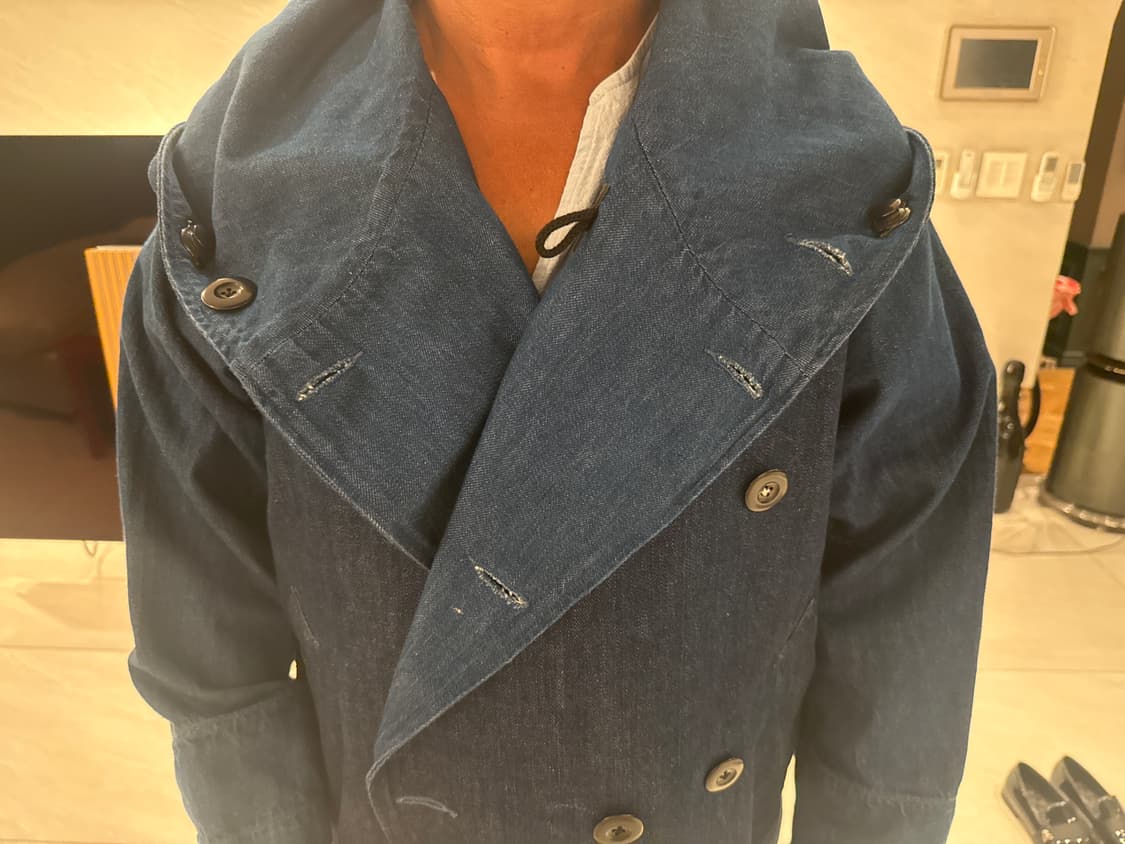 Kapital 데님 후드 트렌치 코트 상품이미지7