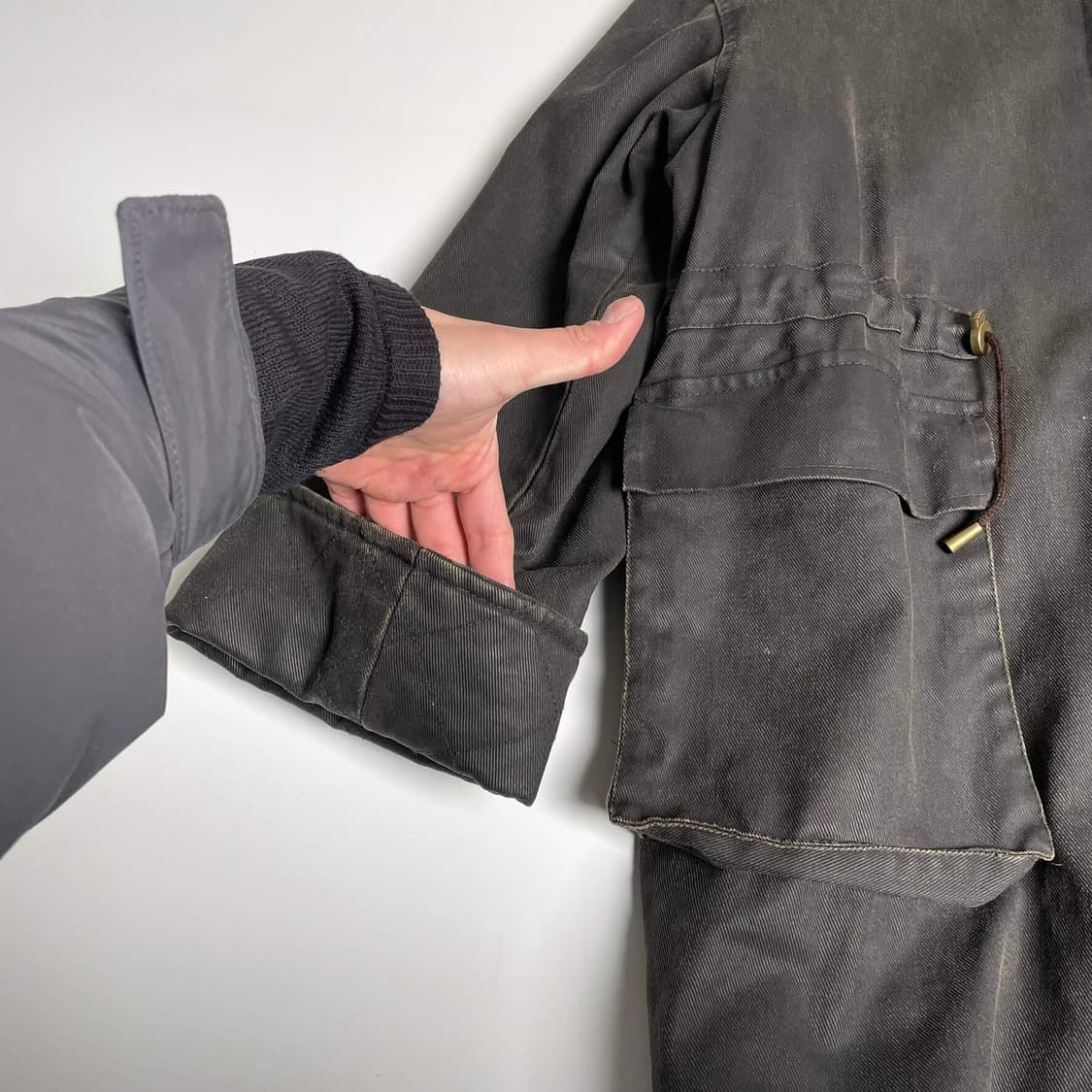 Avance 스티치 왁스 코튼 파카 (italy)   상품이미지8