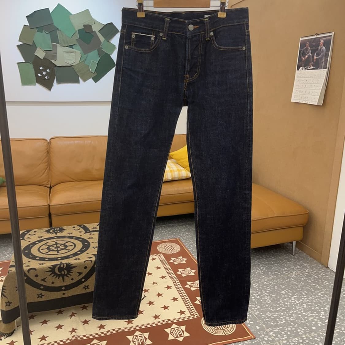 데님 인디고 마스터 셀비지 진청 데님팬츠 30인치 C08631 상품이미지3