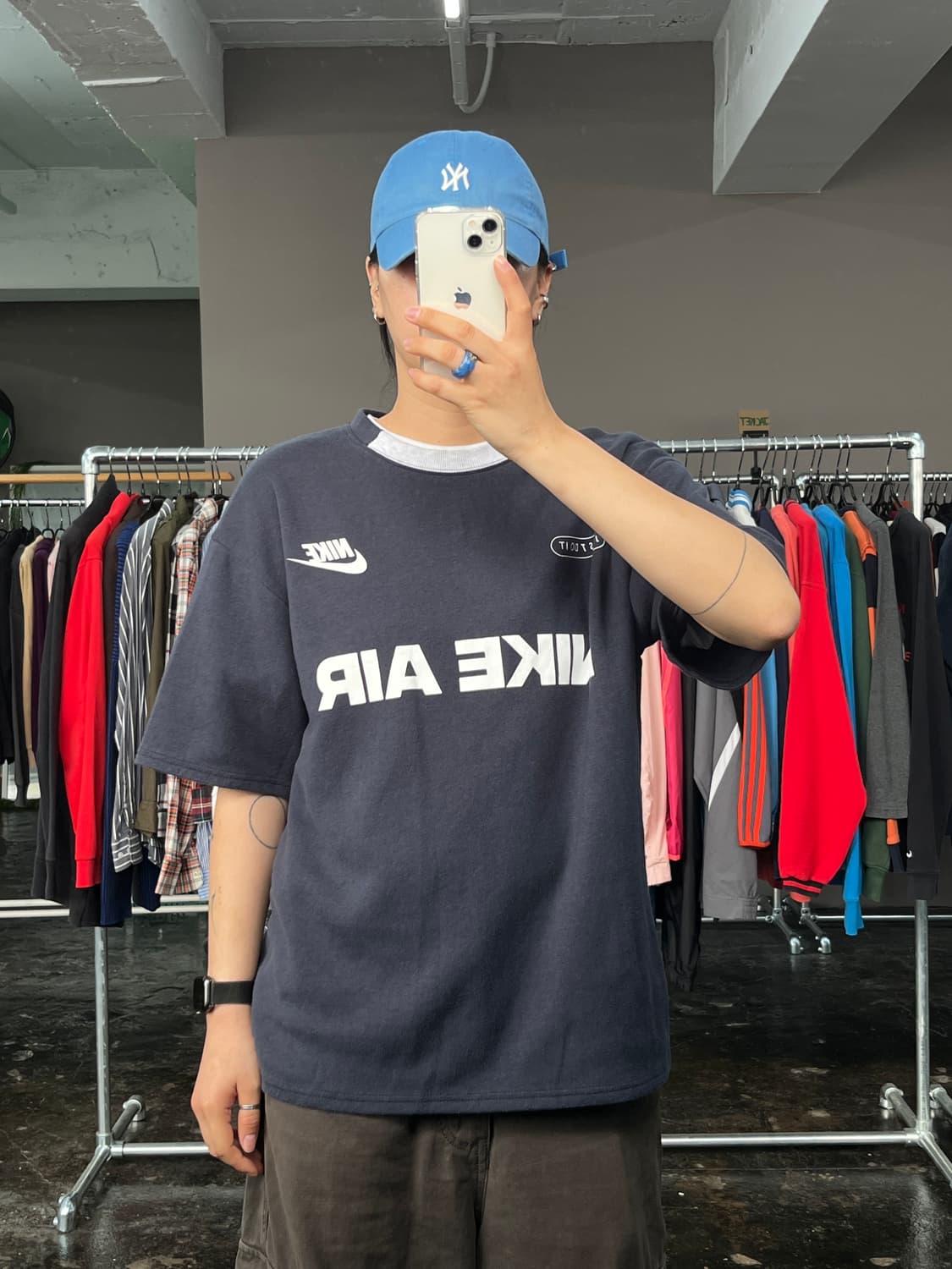 나이키 프린팅 코튼 반팔 티셔츠  상품이미지1