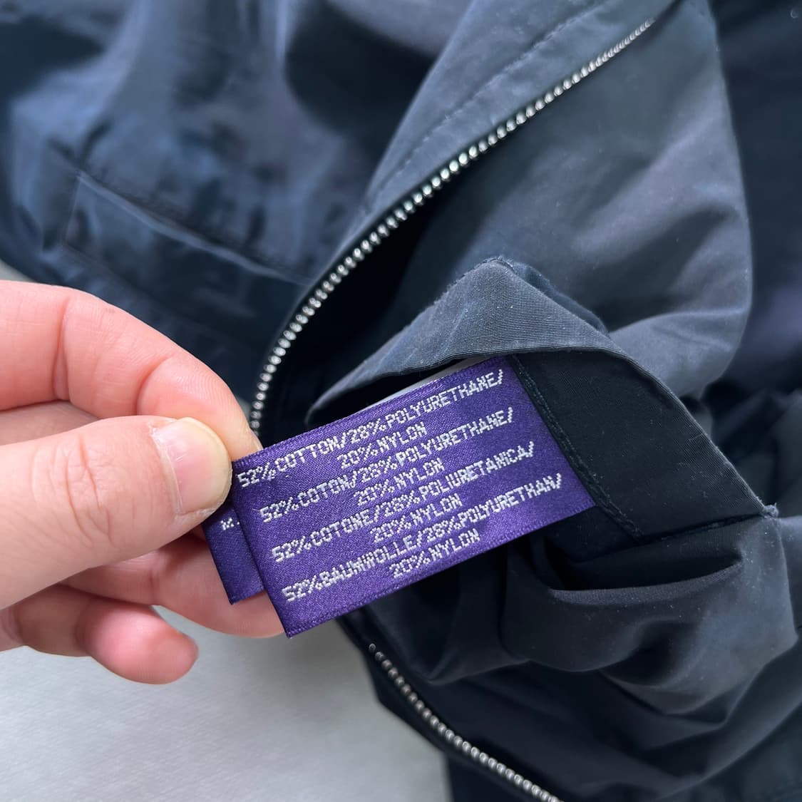 100 폴로 랄프로렌 퍼플라벨 바라쿠타 투웨이 그라데이션 자켓 상품이미지9