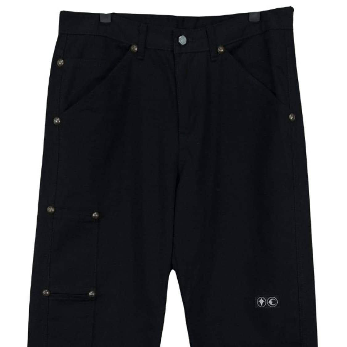 [떠그클럽] 초판 더블니 워크 팬츠 블랙 P01552 상품이미지4