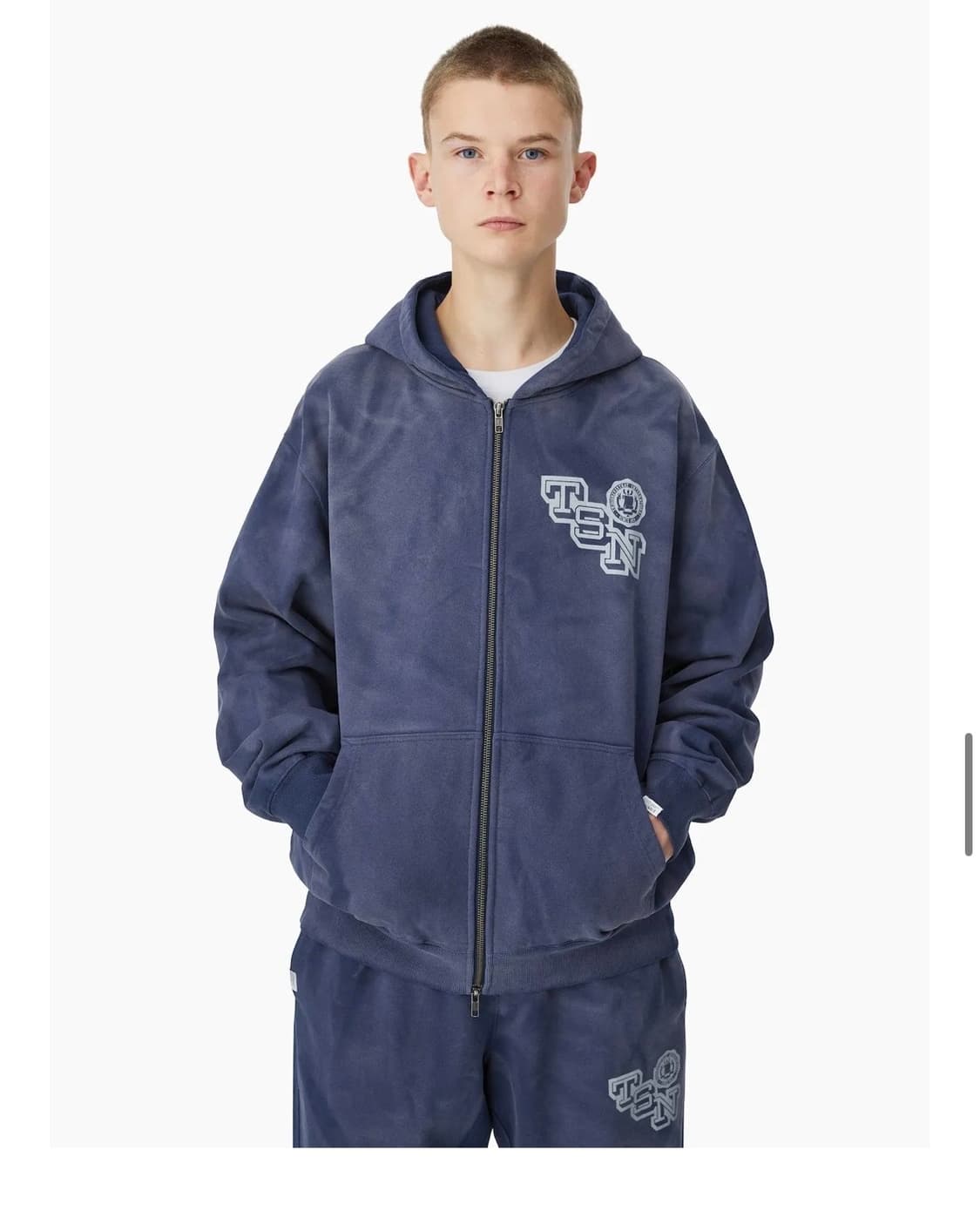 디네댓 디스이즈네버댓 후드집업 네이비 s 상품이미지1